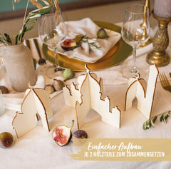 3 Ramadan Deko Holzhäuser