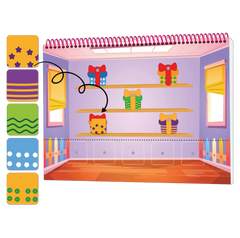 Mitmachbuch mit Klettpunkten für Kinder 2–4 Jahre – Förderspielbuch für Feinmotorik | Türkisch: Çırt Çırtlı Etkinlik Kitabım