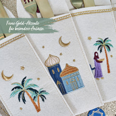 Ramadan Besteckhalter – Bunt