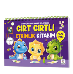 Klettpunkt-Mitmachbuch für Vorschulkinder 3–5 Jahre | Türkisch: Cırt Cırtlı Etkinlik Kitabım