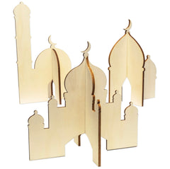 3 Ramadan Deko Holzhäuser