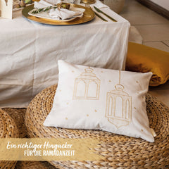 Ramadan Kissen goldene Laternen – Set 2