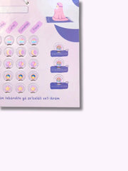 Namaz Takip Çizelgem | Kişiselleştirilebilir |Pembe Gebets-Übersicht | Personalisierbar | Rosa