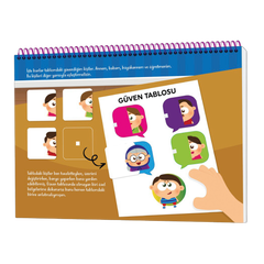 Mitmachbuch mit Klettpunkten – Mein Körper & Privatsphäre ab 3 Jahren | Türkisch: Cırt Cırtlı Mahremiyet Eğitimi Kitabım