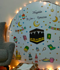 Ramadan Fenster/Wand/Tür Sticker