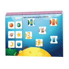 Mitmachbuch mit Klettpunkten für Kinder 2–4 Jahre – Förderspielbuch für Feinmotorik | Türkisch: Çırt Çırtlı Etkinlik Kitabım