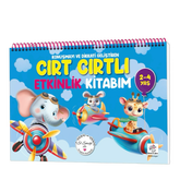 Mitmachbuch mit Klettpunkten für Kinder 2–4 Jahre – Förderspielbuch für Feinmotorik | Türkisch: Çırt Çırtlı Etkinlik Kitabım