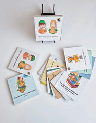 40 Hadis Kartları / 8x8 cm Hadith-Karten für Kinder