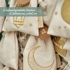 Ramadan Kalender Set – natur gold