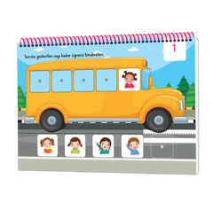 Mitmachbuch mit Klettpunkten für Kinder 2–4 Jahre – Förderspielbuch für Feinmotorik | Türkisch: Çırt Çırtlı Etkinlik Kitabım