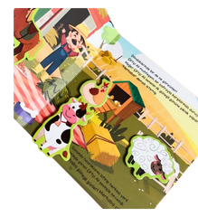 Merhaba Çiftlik-Cırt Cırtlı Hikaye Kitabim 🧑🌾🐄🐴🐶