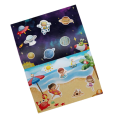 Stickerbuch für Kleinkinder ab 2 Jahren – 100+ wiederverwendbare Sticker | Türkisch: Tükenmeyen Sticker Kitabım