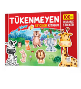 Stickerbuch für Kleinkinder ab 2 Jahren – 100+ wiederverwendbare Sticker | Türkisch: Tükenmeyen Sticker Kitabım