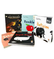 Bebek Üniversitesi-Hikayeli İlk Kavramlarım(4 Kitap)🍎🐘🐋