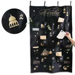 Ramadan Wandkalender – schwarz
