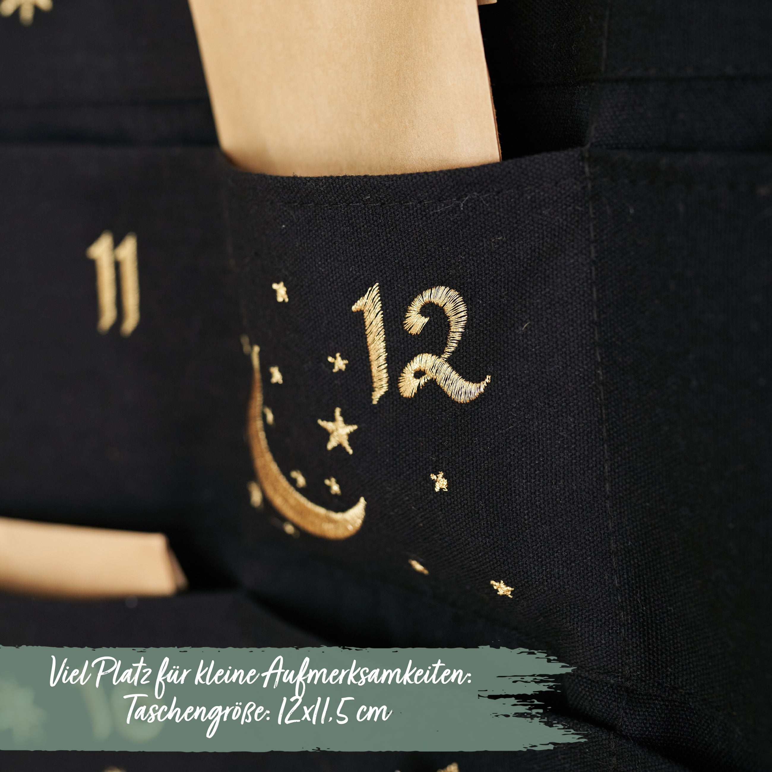 Ramadan Wandkalender – schwarz