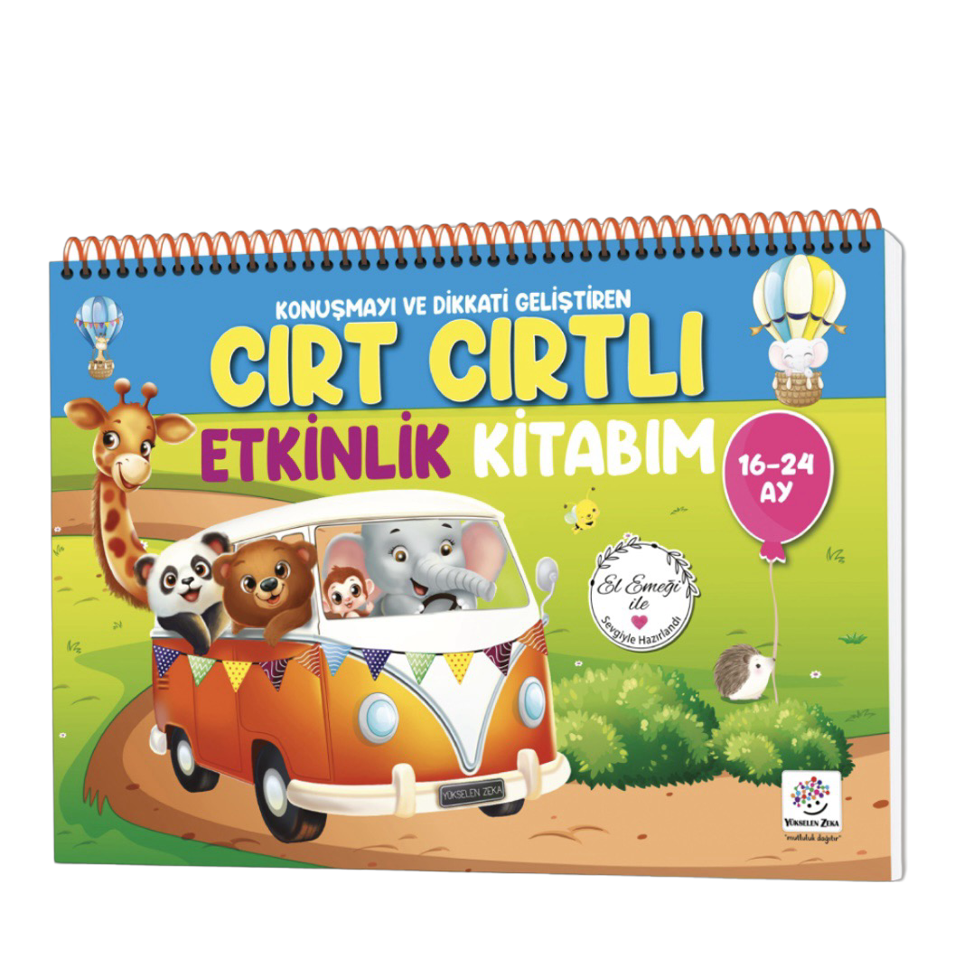 16-24 Ay Cırt Cırtlı Etkinlik Kitabım 🤓📚