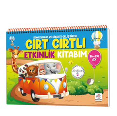 16-24 Ay Cırt Cırtlı Etkinlik Kitabım 🤓📚