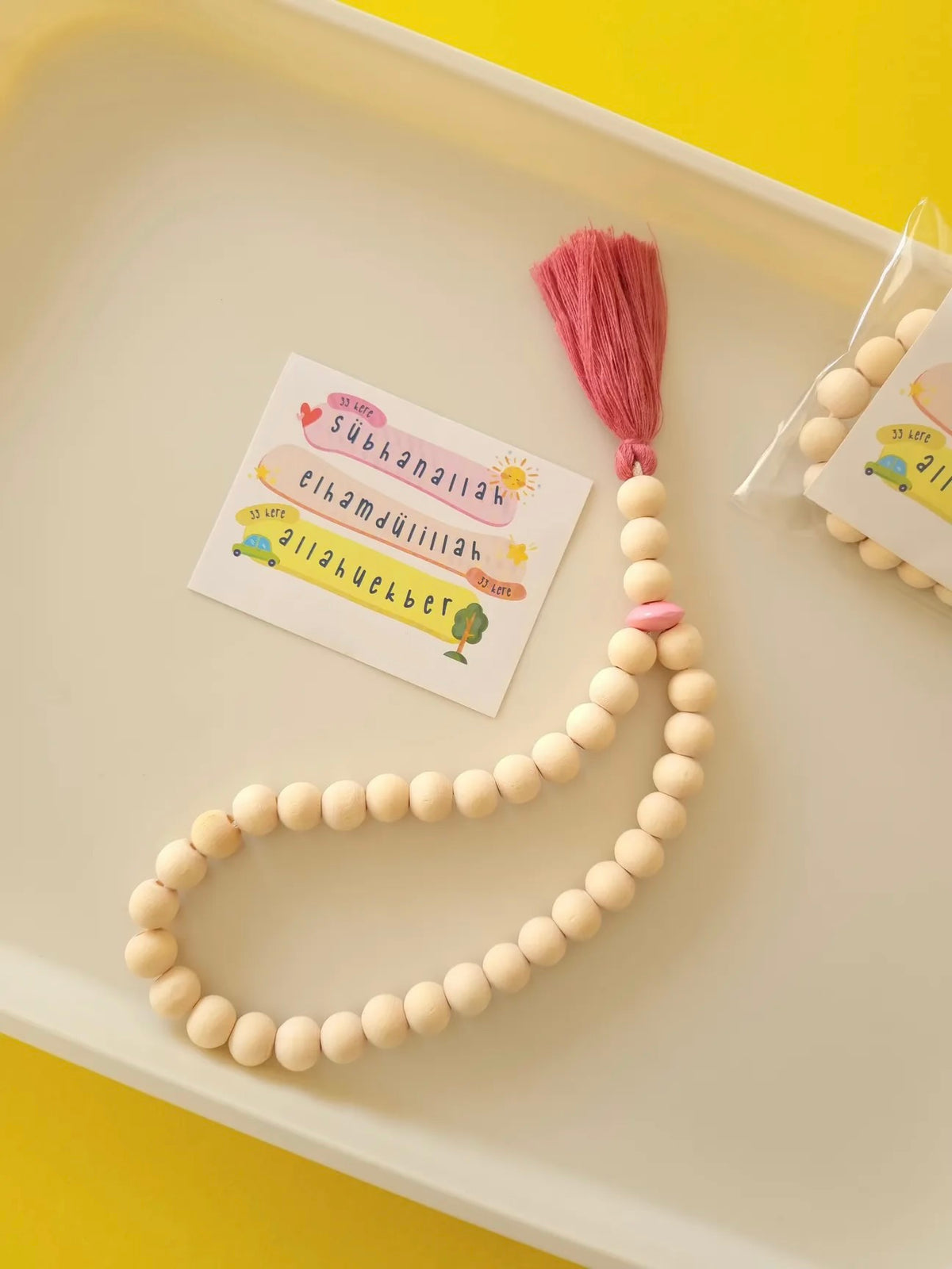 33'lü Tesbih - Pembe