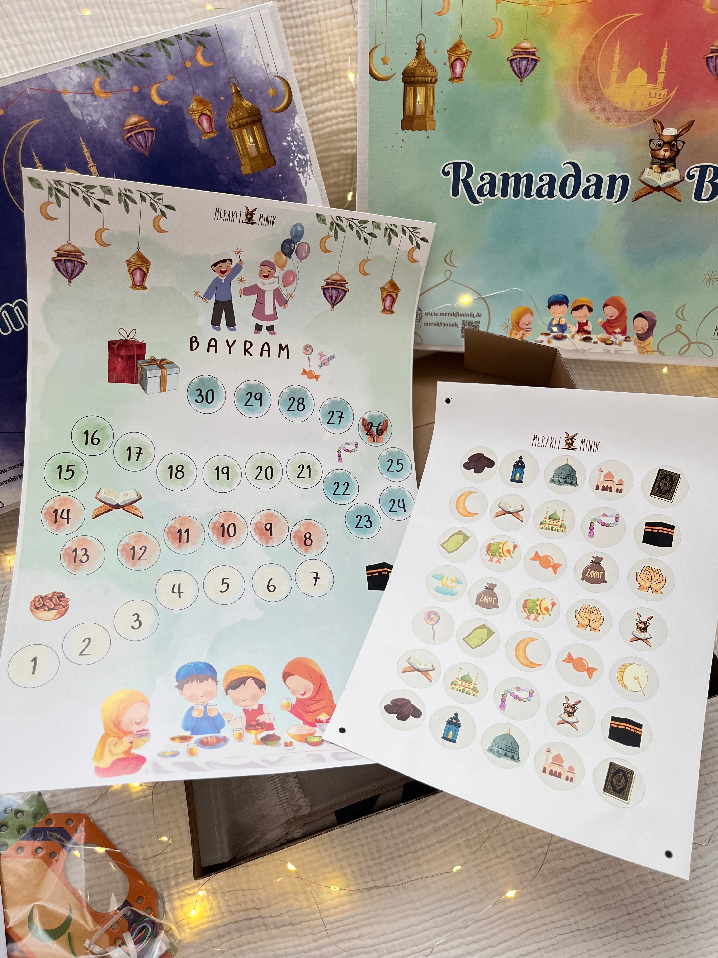Ramadan Box + Stoffkalender (Groß) 15 Artikel