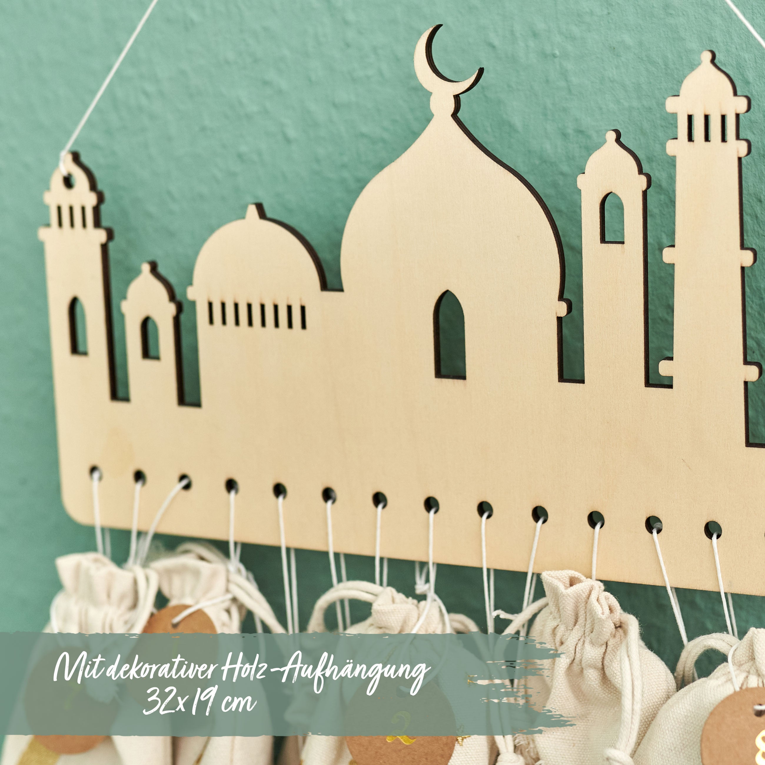 Ramadan Kalender Set – natur gold