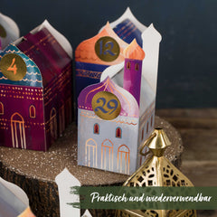 Ramadan Kalender zum Basteln – Häuser Set