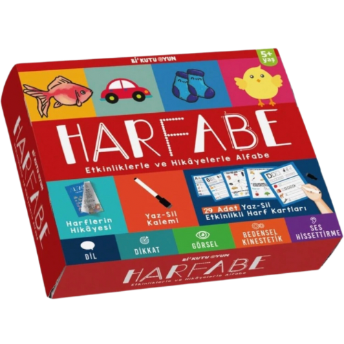 Harfabe Etkinliklerle Ve Hikayelerle Alfabe Bi Kutu Oyun
