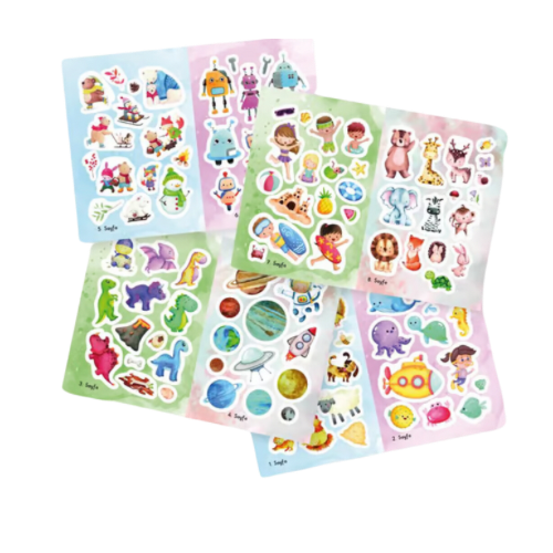 Tükenmeyen Sticker Kitabım (100+ Tekrar Tekrar Kullanılabilen Sticker)
