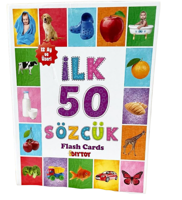 İlk 50 Sözcük Hafıza Kartları 🚂🧸🍌