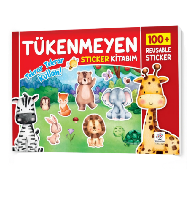 Tükenmeyen Sticker Kitabım (100+ Tekrar Tekrar Kullanılabilen Sticker)